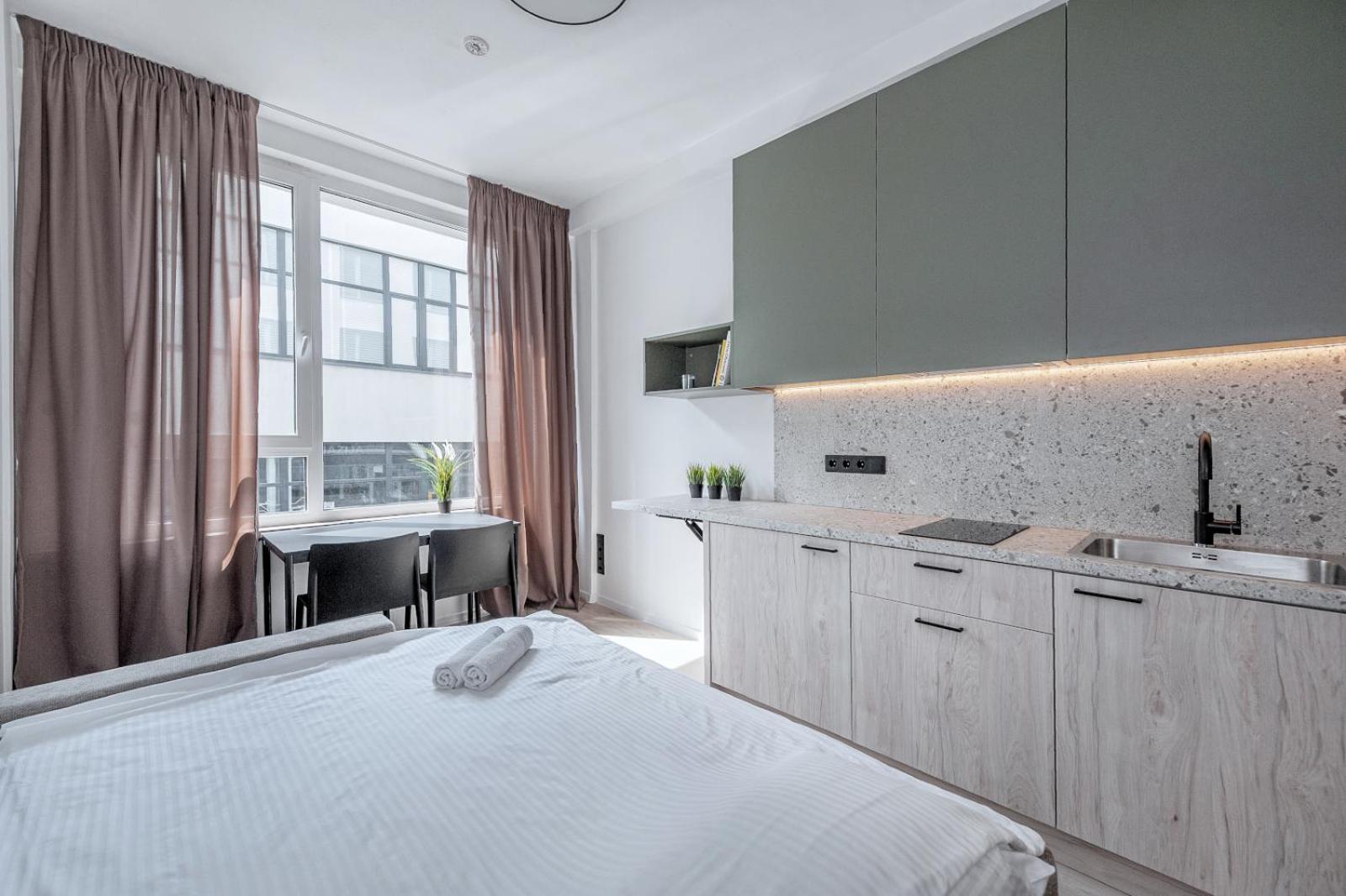P-One Apartments - Self Check-In Vilnius Dış mekan fotoğraf